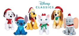 DISNEY CHISTMAS ASSORT 26CM W/SOUND