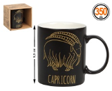 C/C TAZA HOROSCOPO NEGRO CAPRICORNIO 350ML