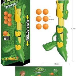 TUBO LANZABOLAS COCODRILO 37,3 X 15,3 CM