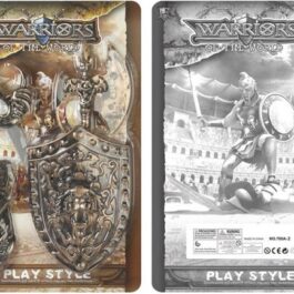 SET MEDIEVAL ESCUDO Y HACHA 58 X 28CM