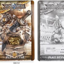 SET MEDIEVAL ARMADURA Y ESPADA 58X38CM