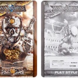 SET MEDIEVAL PECHERA CON MASCARA Y 2 ESPADAS