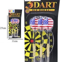 DARDOS DE METAL USA 25X11CM