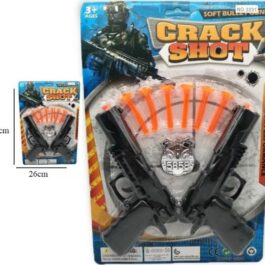 SET POLICIA 2 PISTOLAS 39X26CM