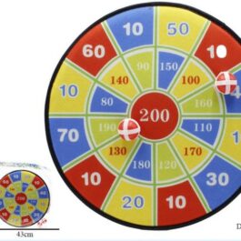 DARTBOARD 43CM COLORES