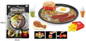 BURGUER + SAUSACHE 45X32CM