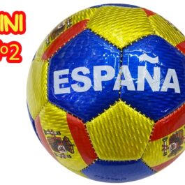 BALON DE FUTBOL Nº2 90G AMARILLO/AZUL BRILLANTE